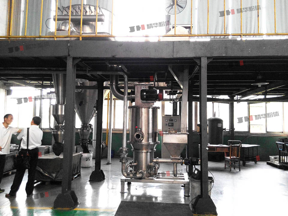 鈉電負(fù)極(硬碳）氣流粉碎機--山東新能源材料公司