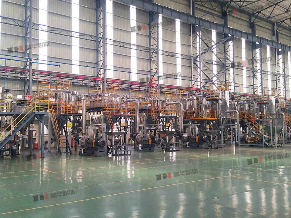 石油焦超微粉碎機--安徽某生產(chǎn)現(xiàn)場