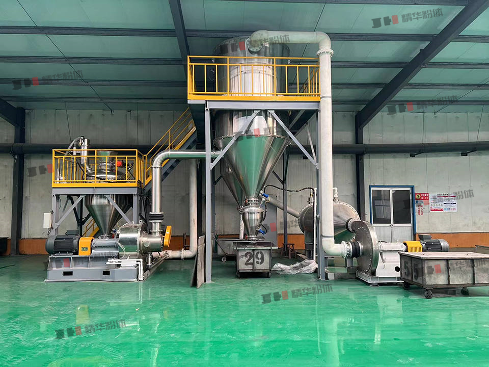 鈉電正極閉路循環(huán)陶瓷機(jī)械磨--山東某公司