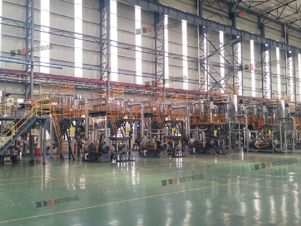 石油焦超微粉碎機(jī)--安徽某生產(chǎn)現(xiàn)場(chǎng)